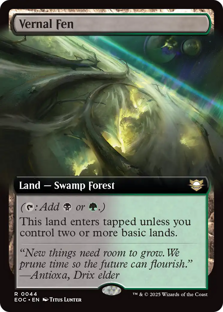 Vernal Fen (Extended Art) [Edge of Eternities Commander] | Gate City Games LLC