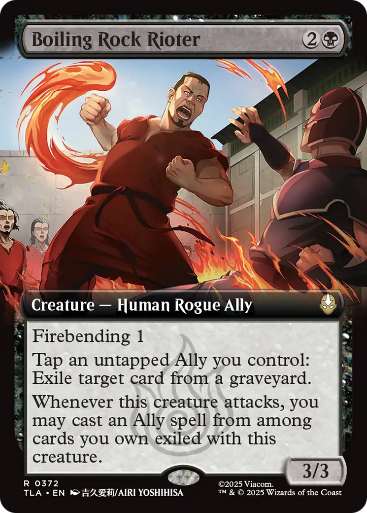 Boiling Rock Rioter (Extended Art) [Avatar: The Last Airbender] | Gate City Games LLC