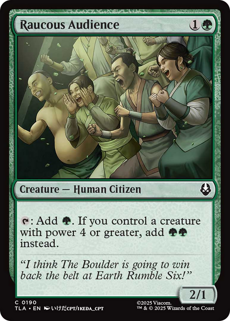 Raucous Audience [Avatar: The Last Airbender] | Gate City Games LLC