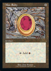 Mox Ruby (Retro) [30th Anniversary Edition] | Gate City Games LLC