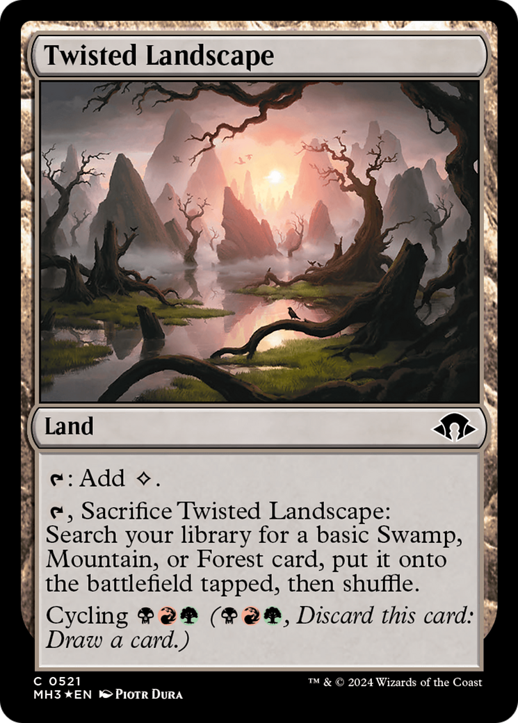 Twisted Landscape (Ripple Foil) [Modern Horizons 3] | Gate City Games LLC