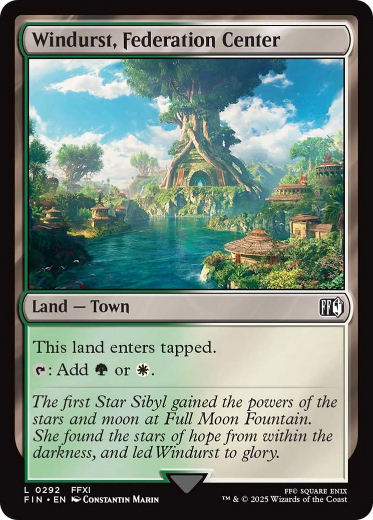 Windurst, Federation Center [FINAL FANTASY] | Gate City Games LLC