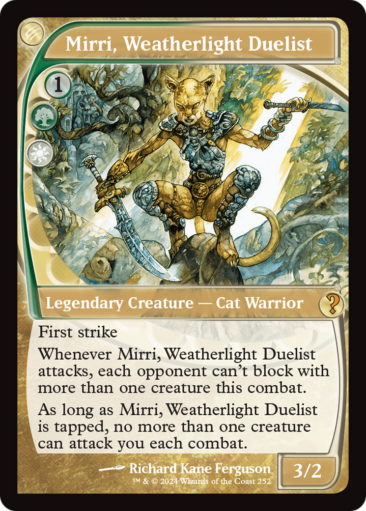 Mirri, Weatherlight Duelist (Future Sight) [Mystery Booster 2] | Gate City Games LLC