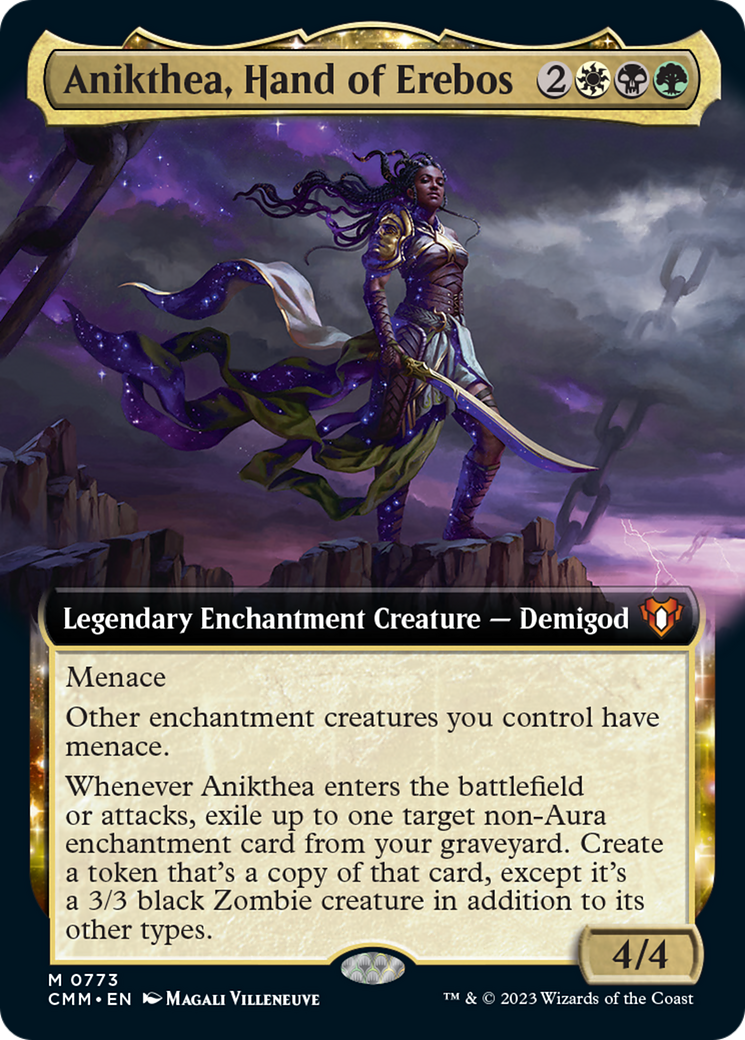 Anikthea, Hand of Erebos (Extended Art) [Commander Masters] | Gate City Games LLC