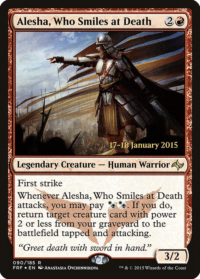 Alesha, Who Smiles at Death [Fate Reforged Prerelease Promos] | Gate City Games LLC