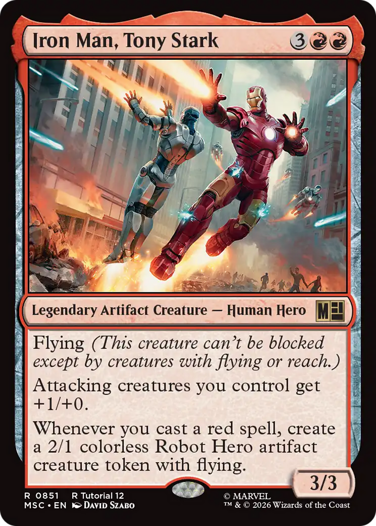 Iron Man, Tony Stark [Marvel Super Heroes Commander] | Gate City Games LLC