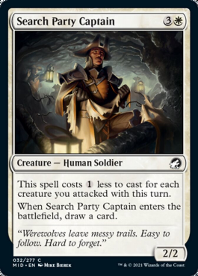 Search Party Captain [Innistrad: Midnight Hunt] | Gate City Games LLC