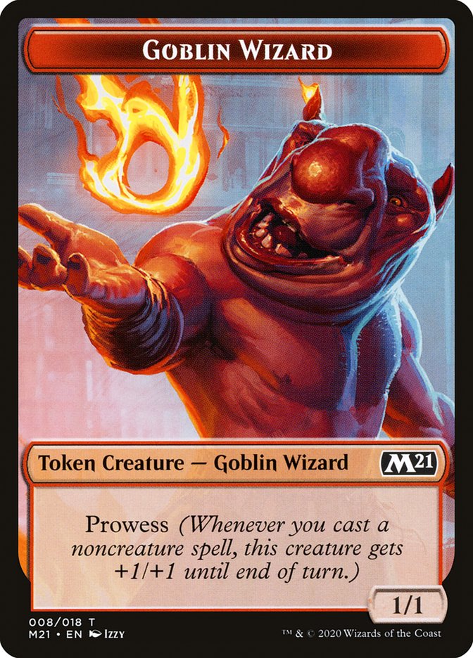 Goblin Wizard Token [Core Set 2021 Tokens] | Gate City Games LLC