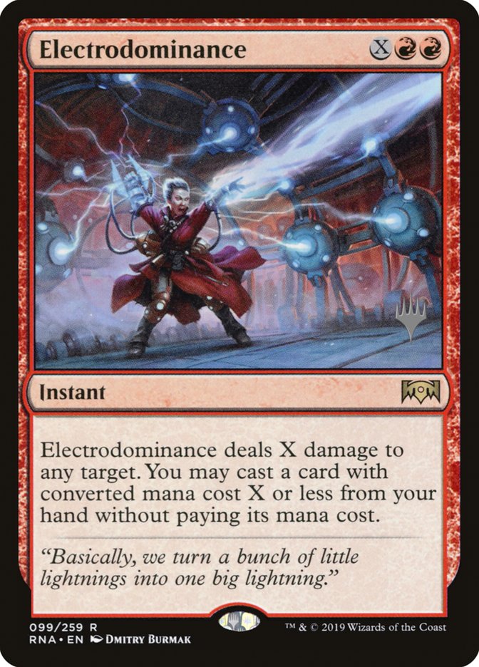 Electrodominance (Promo Pack) [Ravnica Allegiance Promos] | Gate City Games LLC