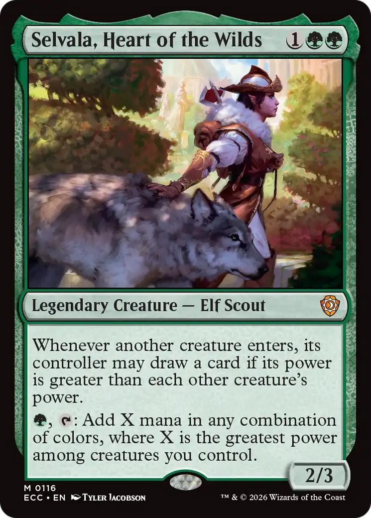 Selvala, Heart of the Wilds [Lorwyn Eclipsed Commander] | Gate City Games LLC