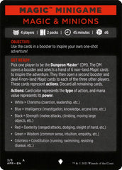 Magic & Minions (Magic Minigame) [Dungeons & Dragons: Adventures in the Forgotten Realms Minigame] | Gate City Games LLC