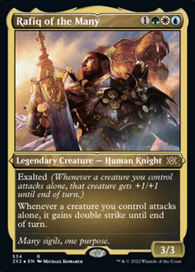 Rafiq of the Many (Foil Etched) [Double Masters 2022] | Gate City Games LLC