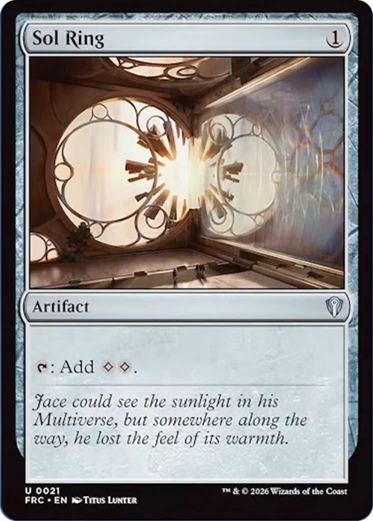 Sol Ring [Reality Fracture Commander] | Gate City Games LLC