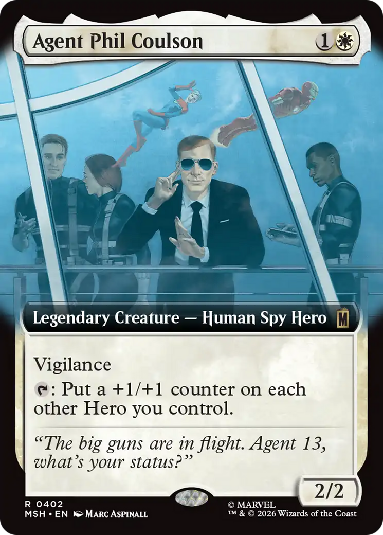 Agent Phil Coulson (Extended Art) [Marvel Super Heroes] | Gate City Games LLC