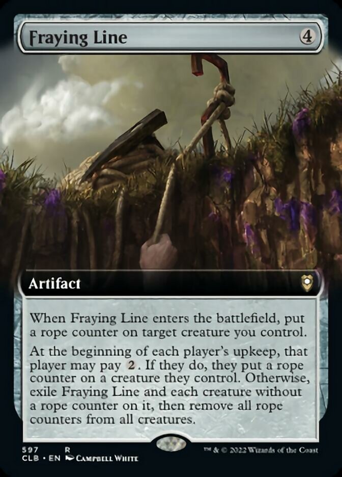 Fraying Line (Extended Art) [Commander Legends: Battle for Baldur's Gate] | Gate City Games LLC