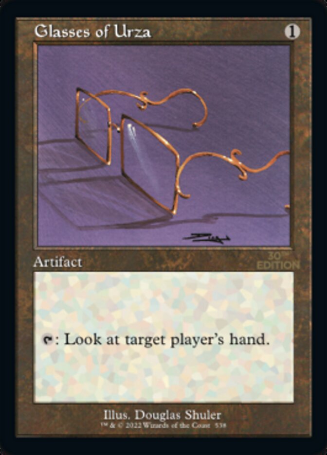 Glasses of Urza (Retro) [30th Anniversary Edition] | Gate City Games LLC