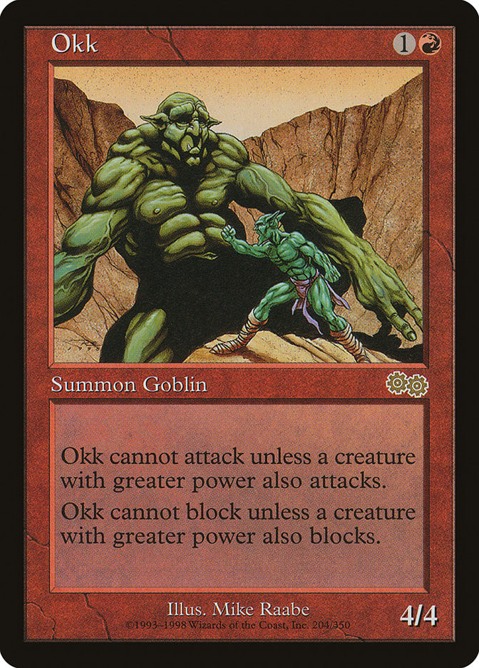 Okk [Urza's Saga] | Gate City Games LLC