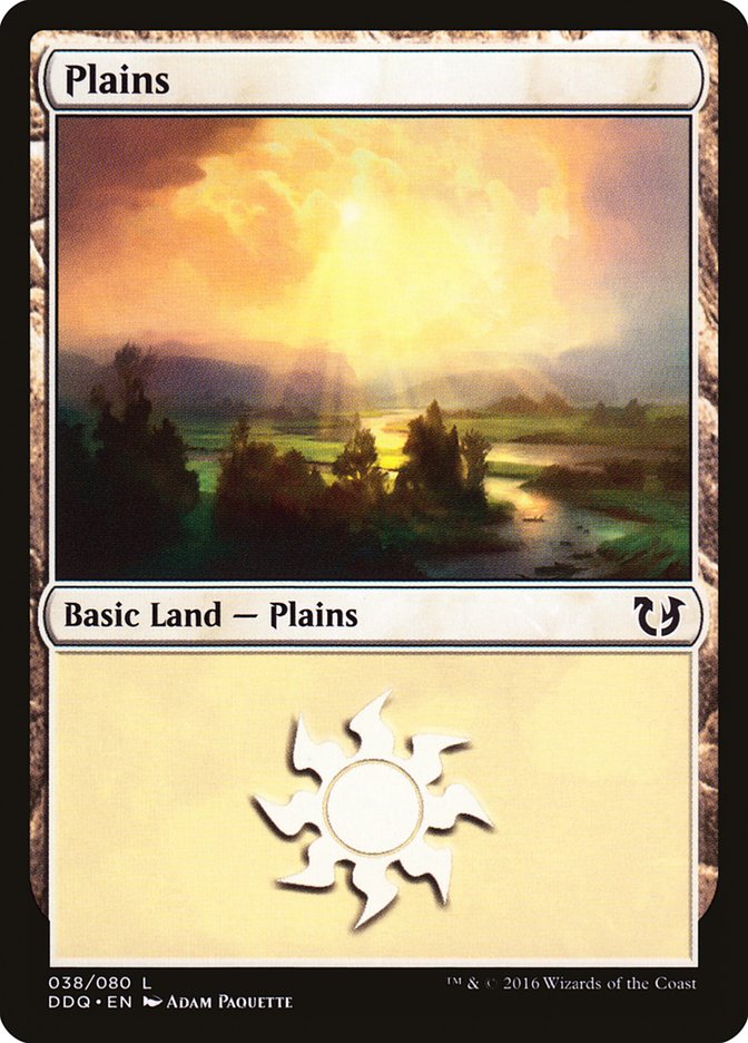Plains (38) [Duel Decks: Blessed vs. Cursed] | Gate City Games LLC