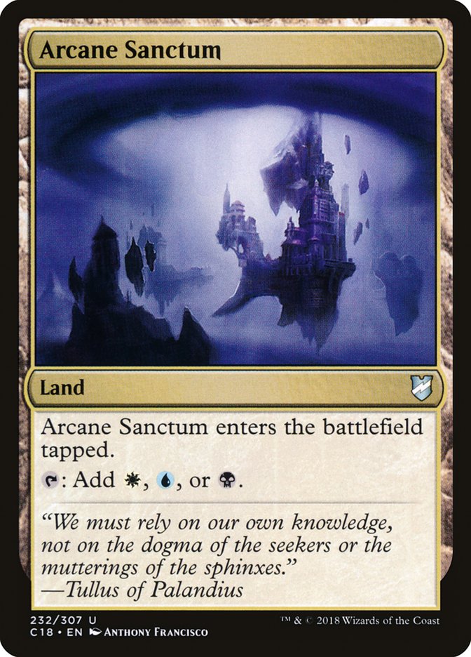 Arcane Sanctum [Commander 2018] | Gate City Games LLC