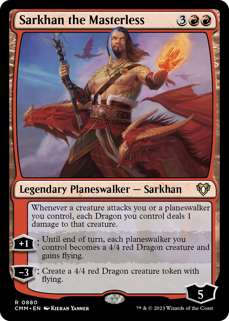 Sarkhan the Masterless [Commander Masters] | Gate City Games LLC