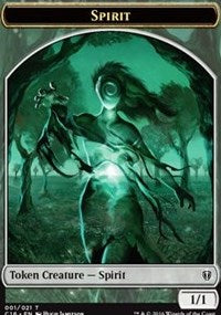 Spirit (001) // Spirit (006) Double-Sided Token [Commander 2016 Tokens] | Gate City Games LLC