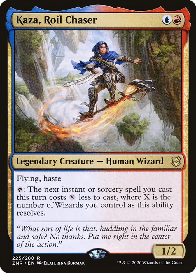 Kaza, Roil Chaser (Promo Pack) [Zendikar Rising Promos] | Gate City Games LLC