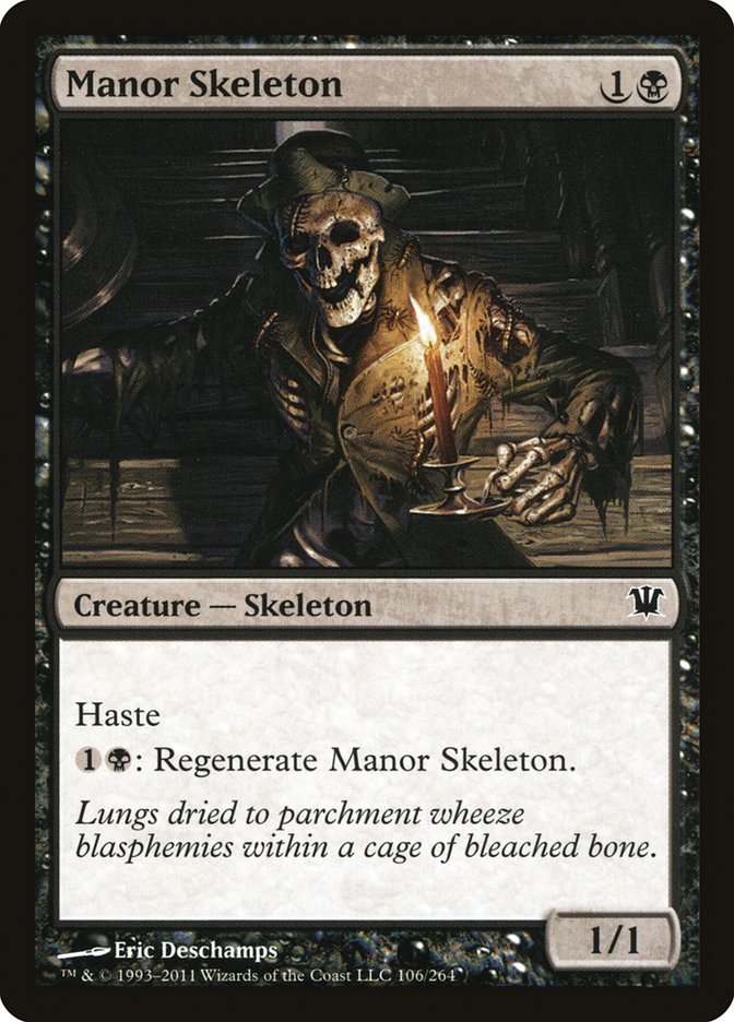 Manor Skeleton [Innistrad] | Gate City Games LLC