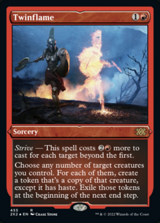 Twinflame (Foil Etched) [Double Masters 2022] | Gate City Games LLC
