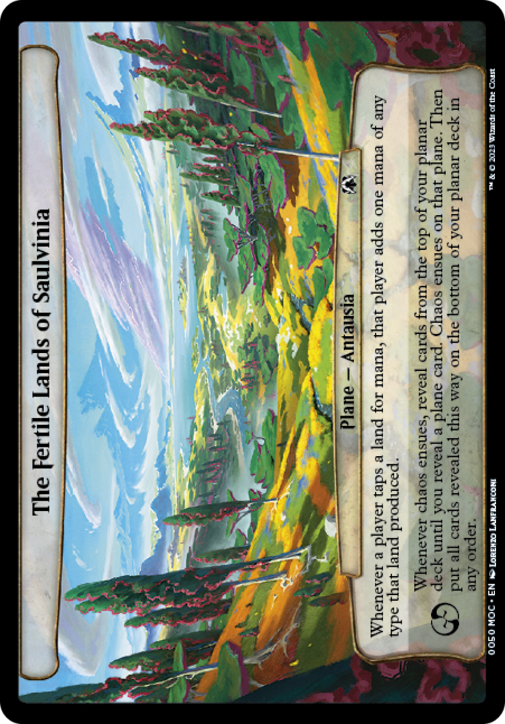 The Fertile Lands of Saulvinia [March of the Machine Commander] | Gate City Games LLC