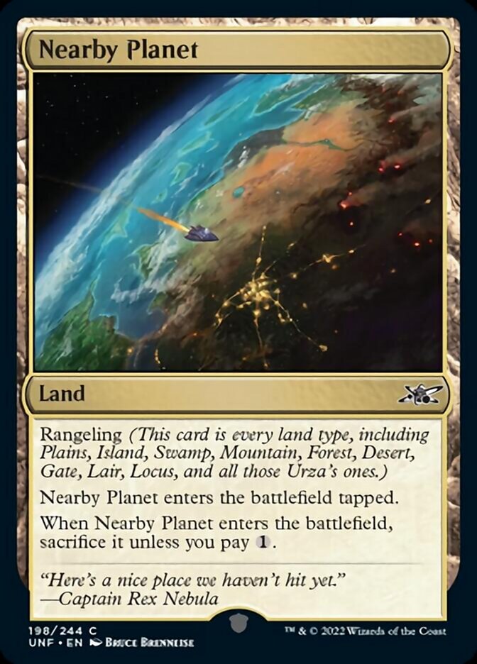Nearby Planet [Unfinity] | Gate City Games LLC