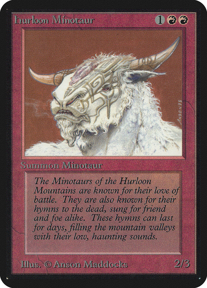 Hurloon Minotaur [Alpha Edition] | Gate City Games LLC