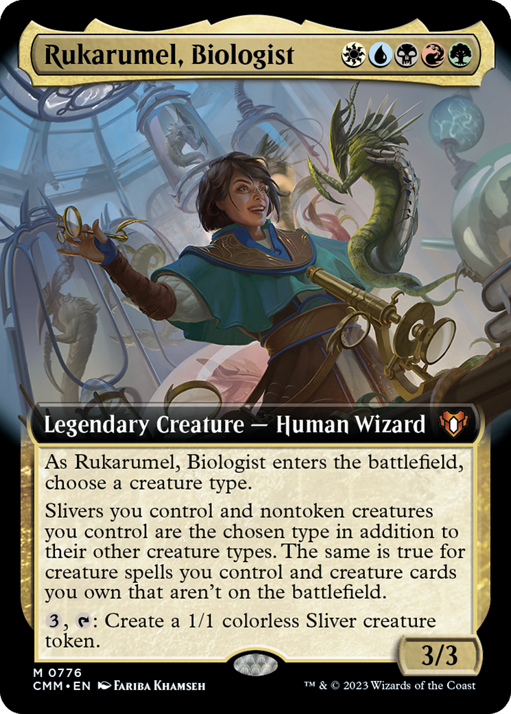 Rukarumel, Biologist (Extended Art) [Commander Masters] | Gate City Games LLC