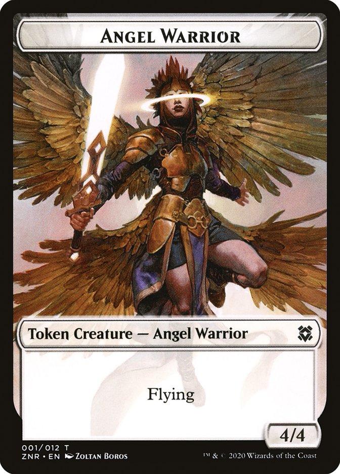 Angel Warrior Token [Zendikar Rising Tokens] | Gate City Games LLC