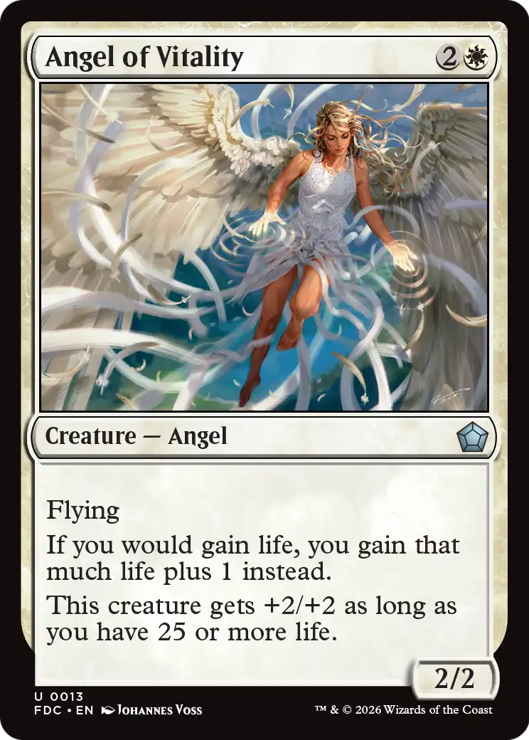Angel of Vitality [Foundations Commander] | Gate City Games LLC