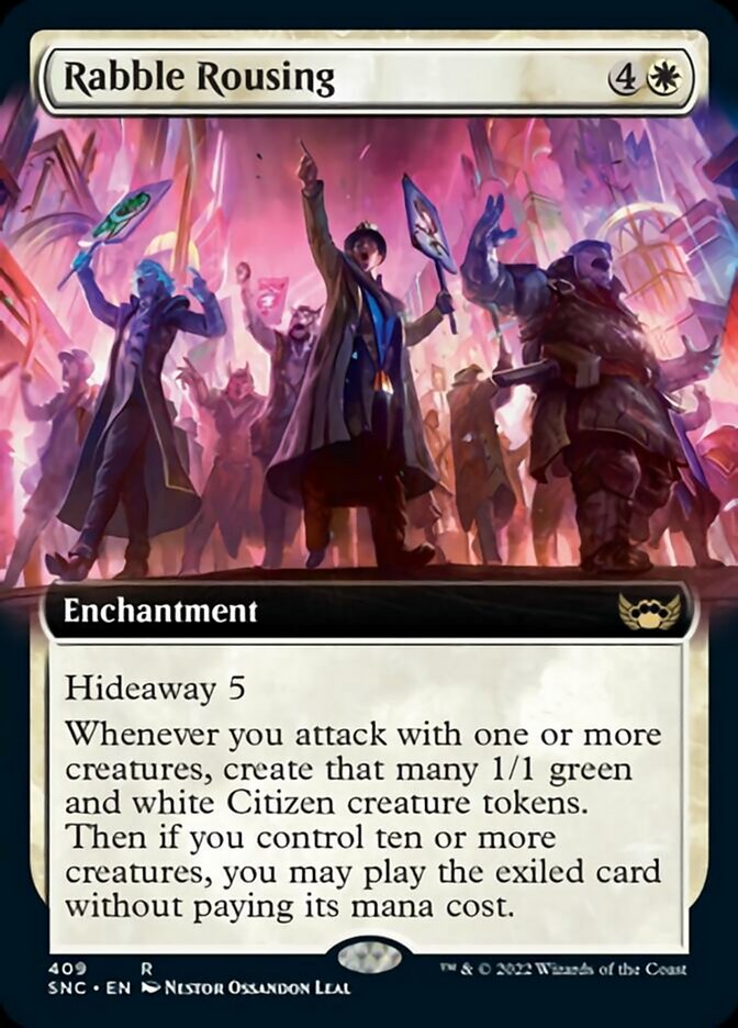 Rabble Rousing (Extended Art) [Streets of New Capenna] | Gate City Games LLC
