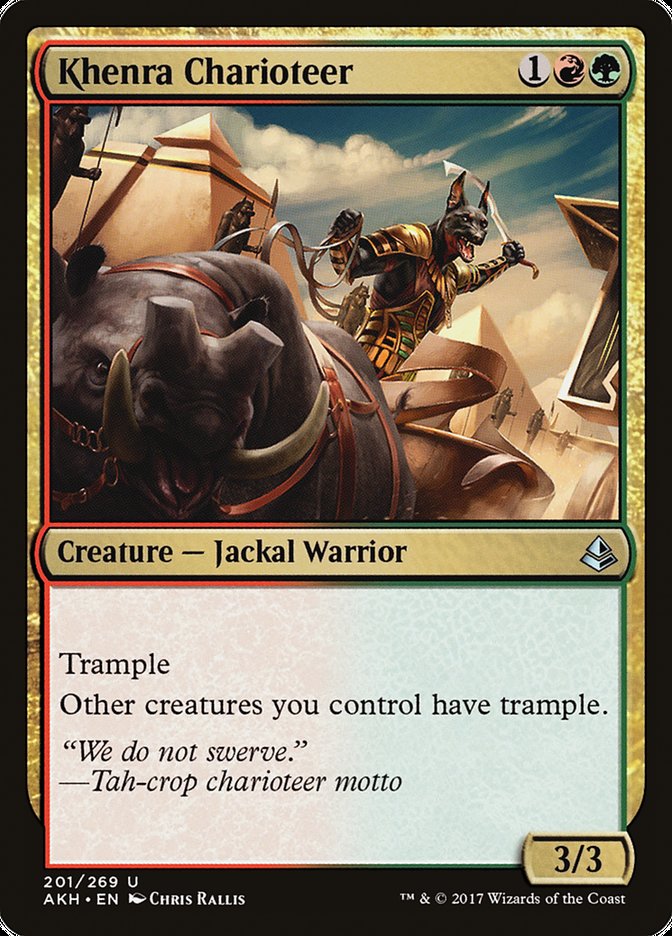 Khenra Charioteer [Amonkhet] | Gate City Games LLC