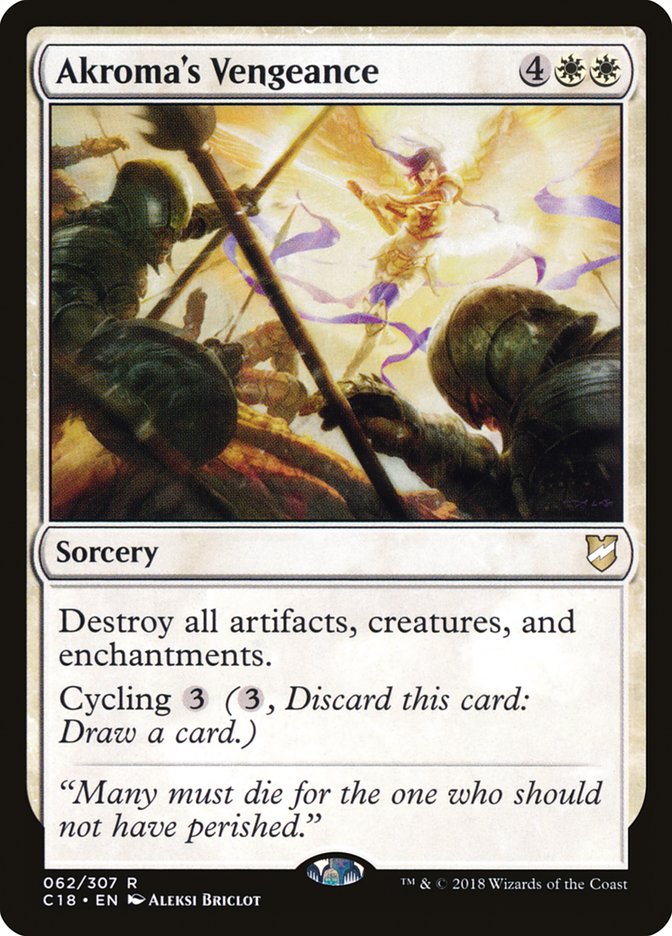 Akroma's Vengeance [Commander 2018] | Gate City Games LLC