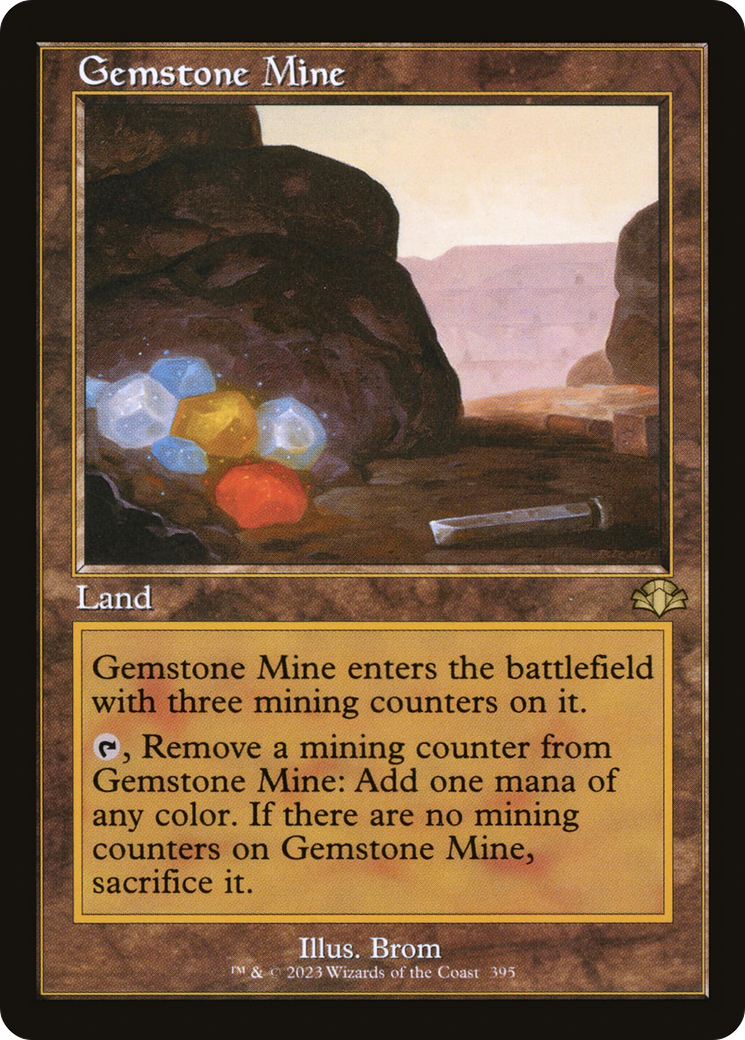 Gemstone Mine (Retro) [Dominaria Remastered] | Gate City Games LLC
