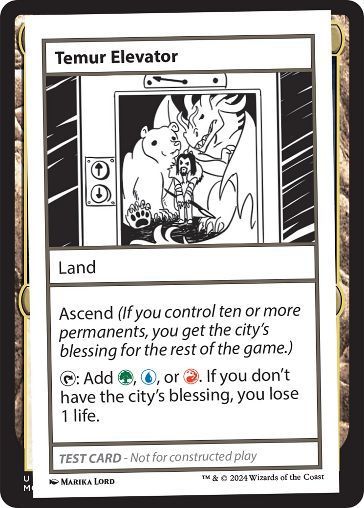 Temur Elevator [Mystery Booster 2 Playtest Cards] | Gate City Games LLC