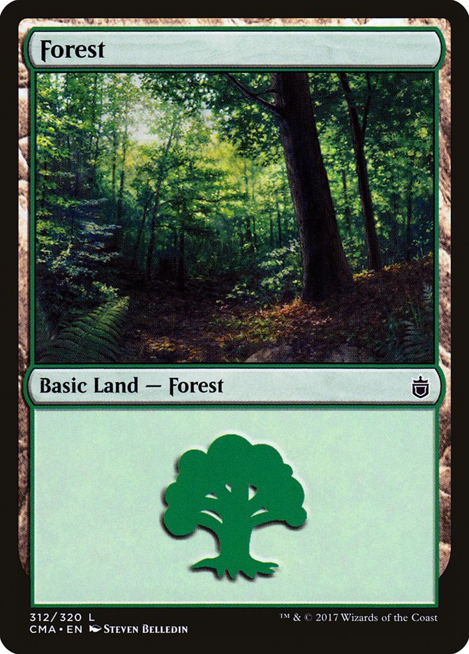 Forest (312) [Commander Anthology] | Gate City Games LLC