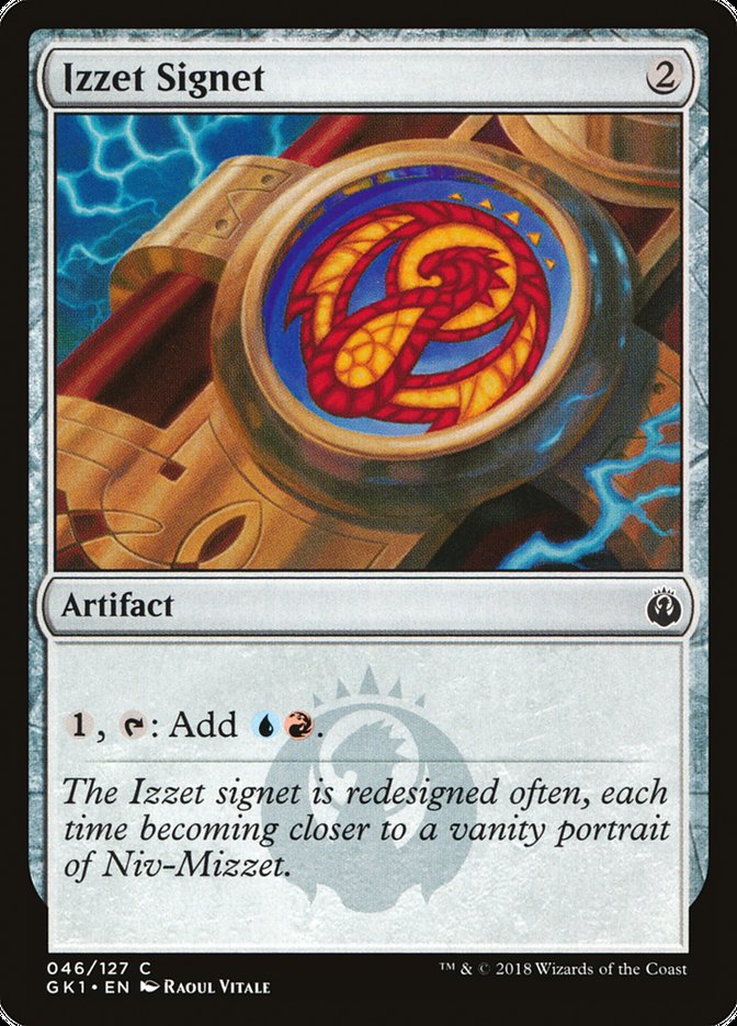 Izzet Signet [Guilds of Ravnica Guild Kit] | Gate City Games LLC