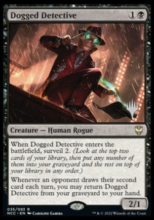 Dogged Detective (Promo Pack) [Streets of New Capenna Commander Promos] | Gate City Games LLC