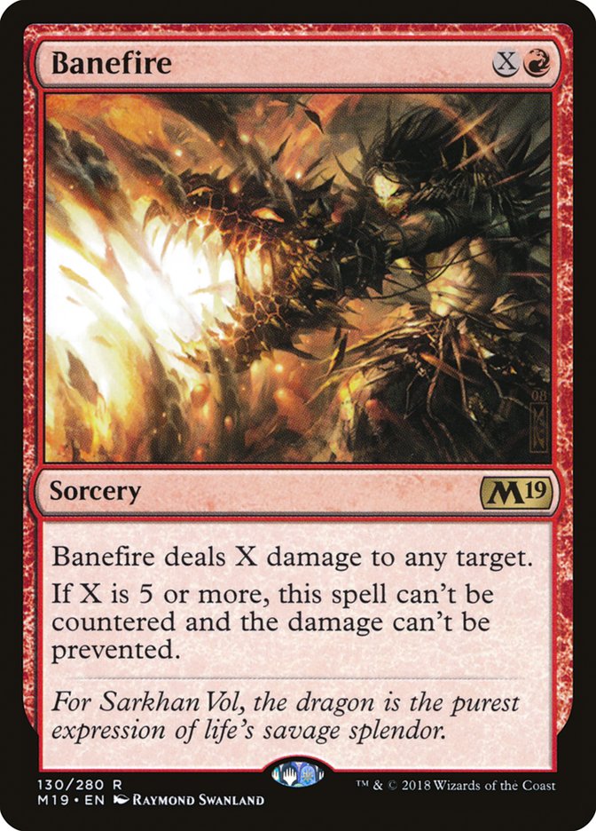 Banefire [Core Set 2019] | Gate City Games LLC