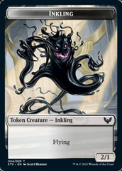 Inkling // Pest Double-Sided Token [Strixhaven: School of Mages Tokens] | Gate City Games LLC