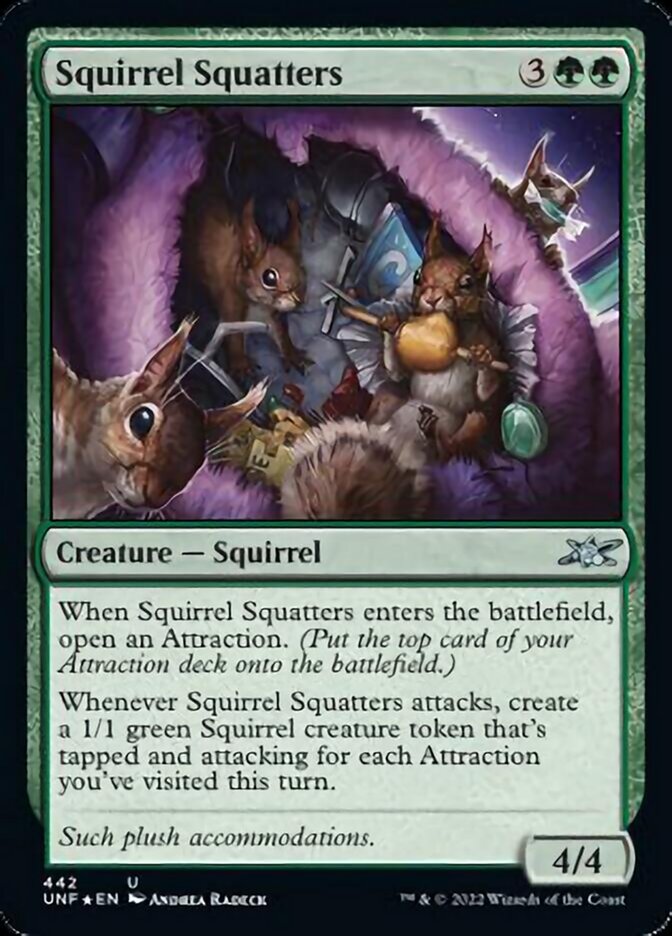 Squirrel Squatters (Galaxy Foil) [Unfinity] | Gate City Games LLC