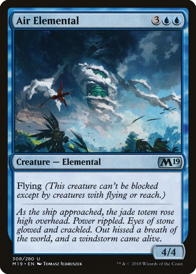 Air Elemental [Core Set 2019] | Gate City Games LLC