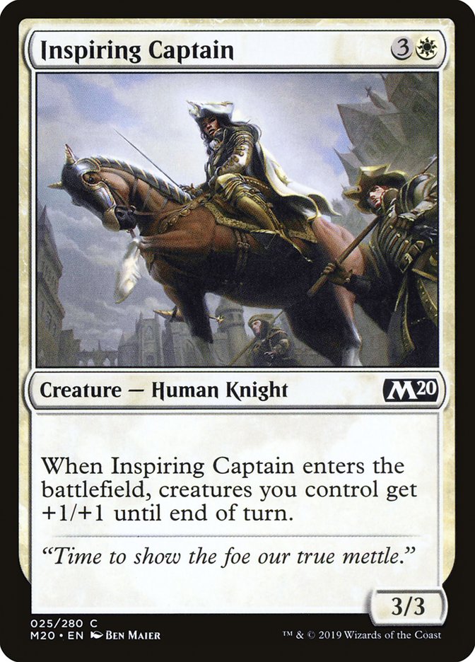 Inspiring Captain [Core Set 2020] | Gate City Games LLC