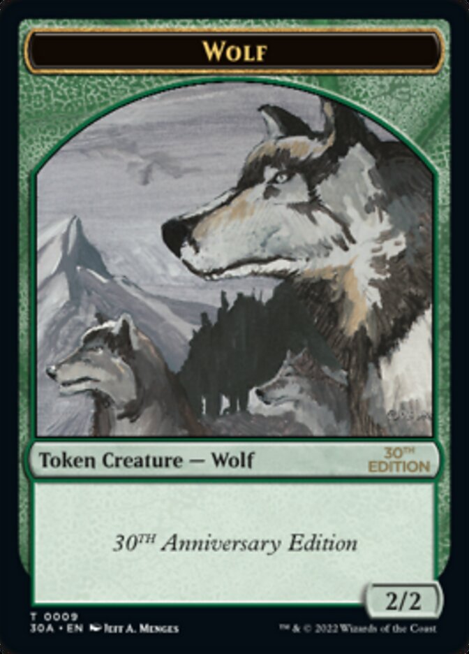 Wolf Token [30th Anniversary Tokens] | Gate City Games LLC