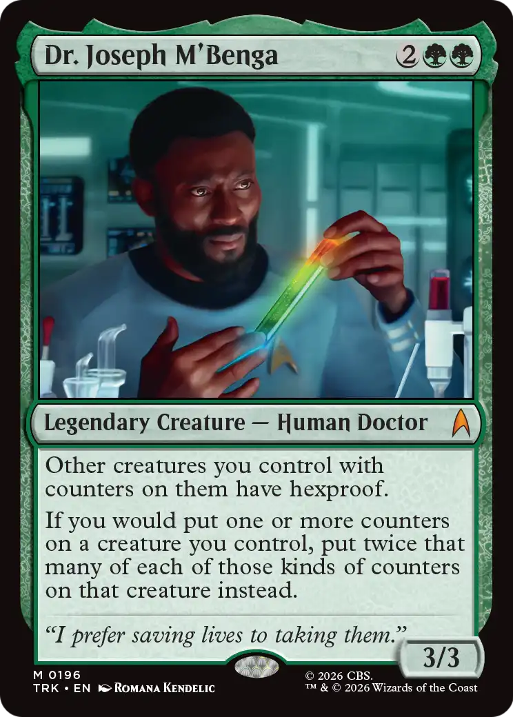 Dr. Joseph M'Benga [Star Trek] | Gate City Games LLC