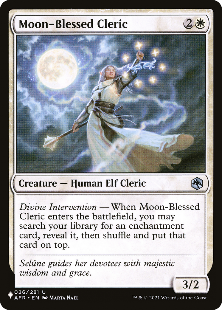 Moon-Blessed Cleric [The List Reprints] | Gate City Games LLC